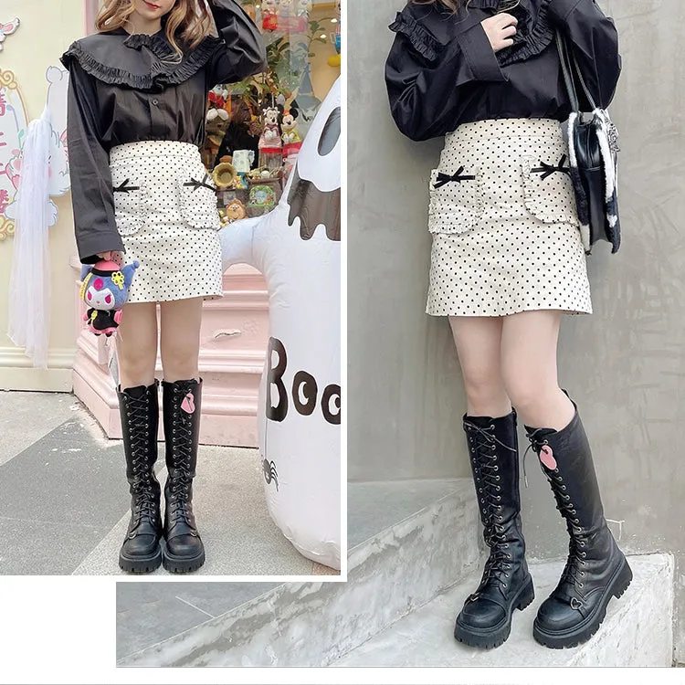 3 Colors Punk Lolita Sweet Boots ON820