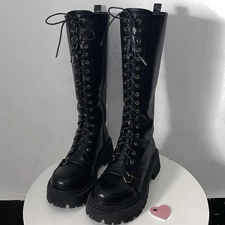 3 Colors Punk Lolita Sweet Boots ON820