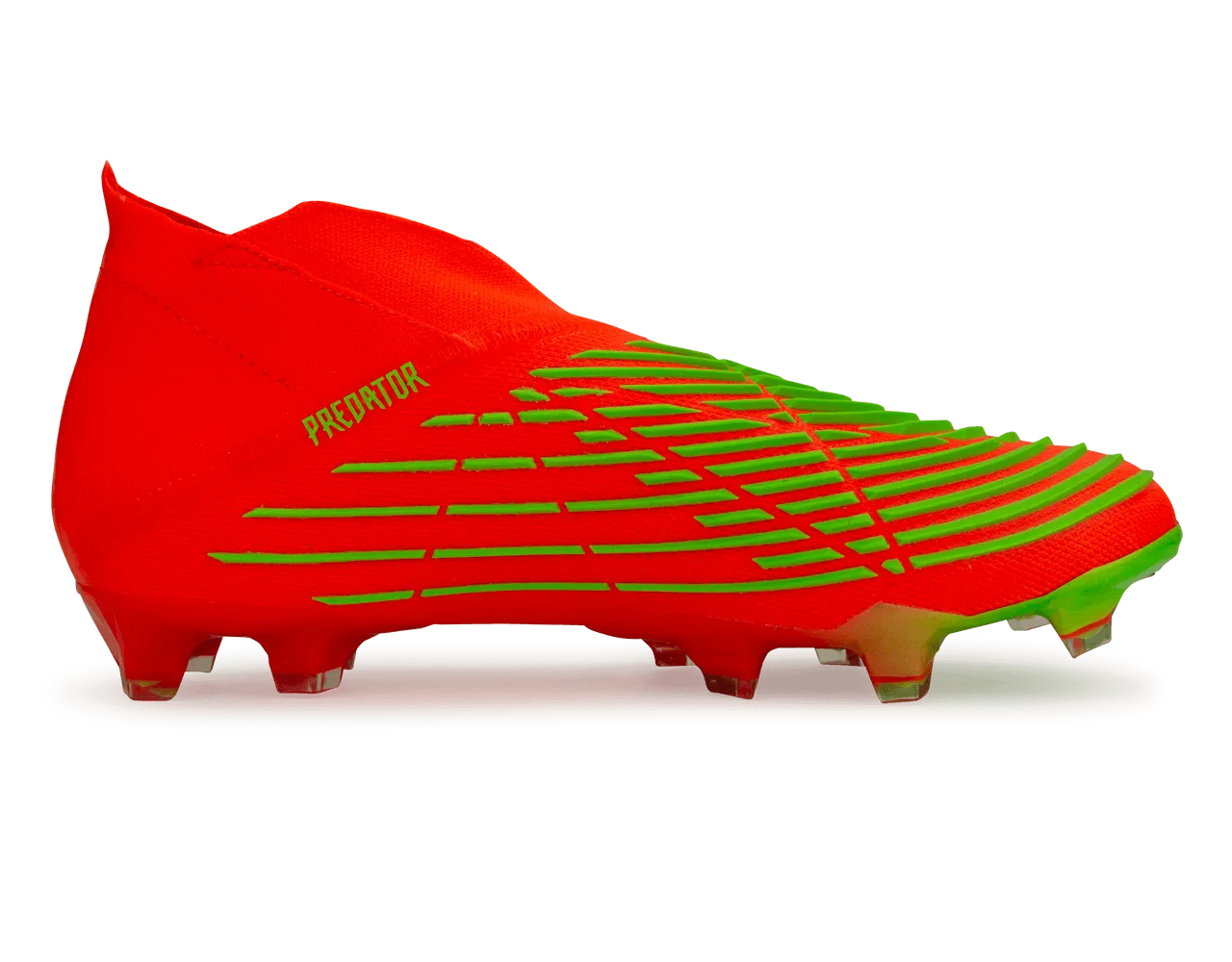 adidas Men's Predator Edge  FG Solar Red/Solar Green