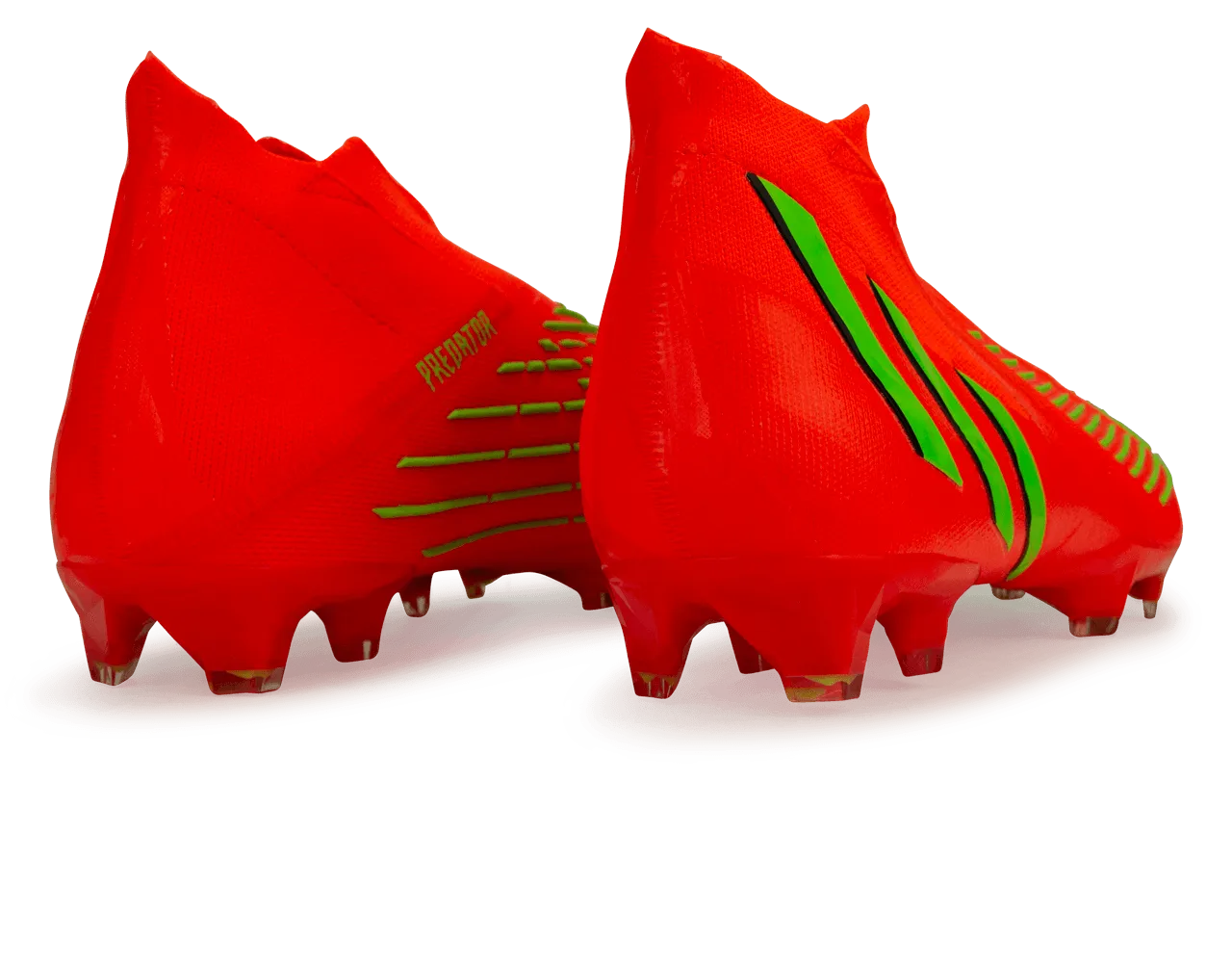 adidas Men's Predator Edge  FG Solar Red/Solar Green