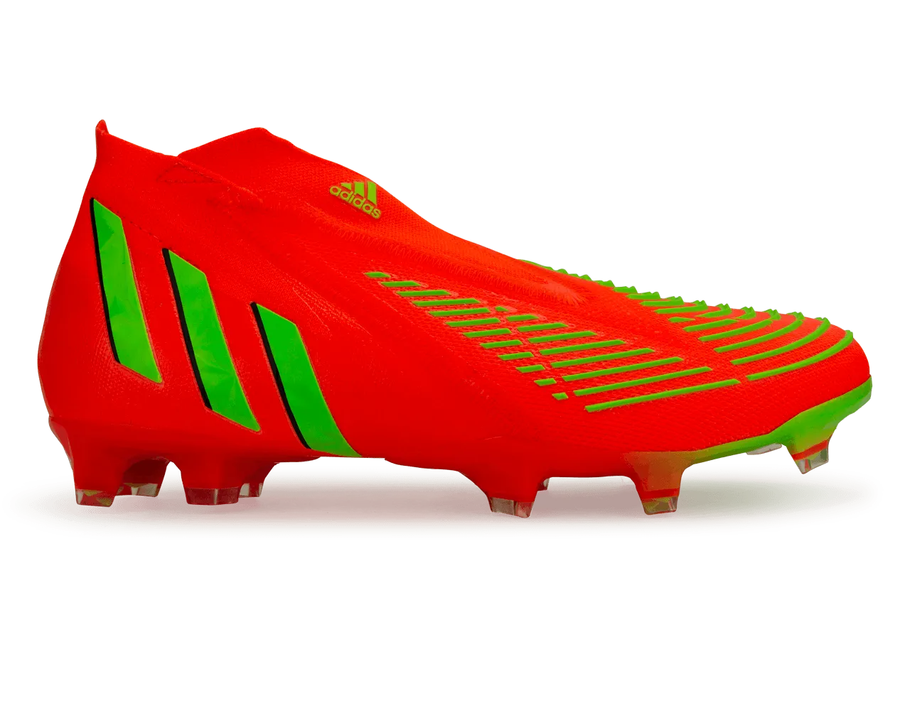 adidas Men's Predator Edge  FG Solar Red/Solar Green