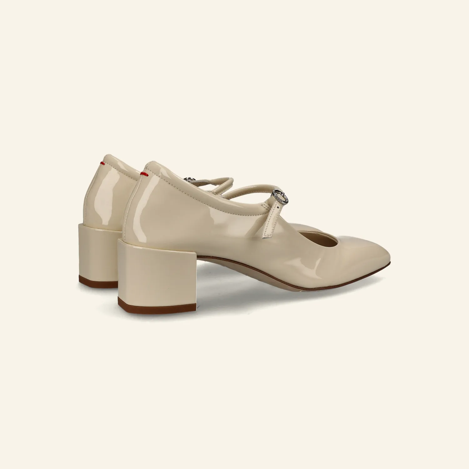 ALINE | Patent Calf Leather Creamy