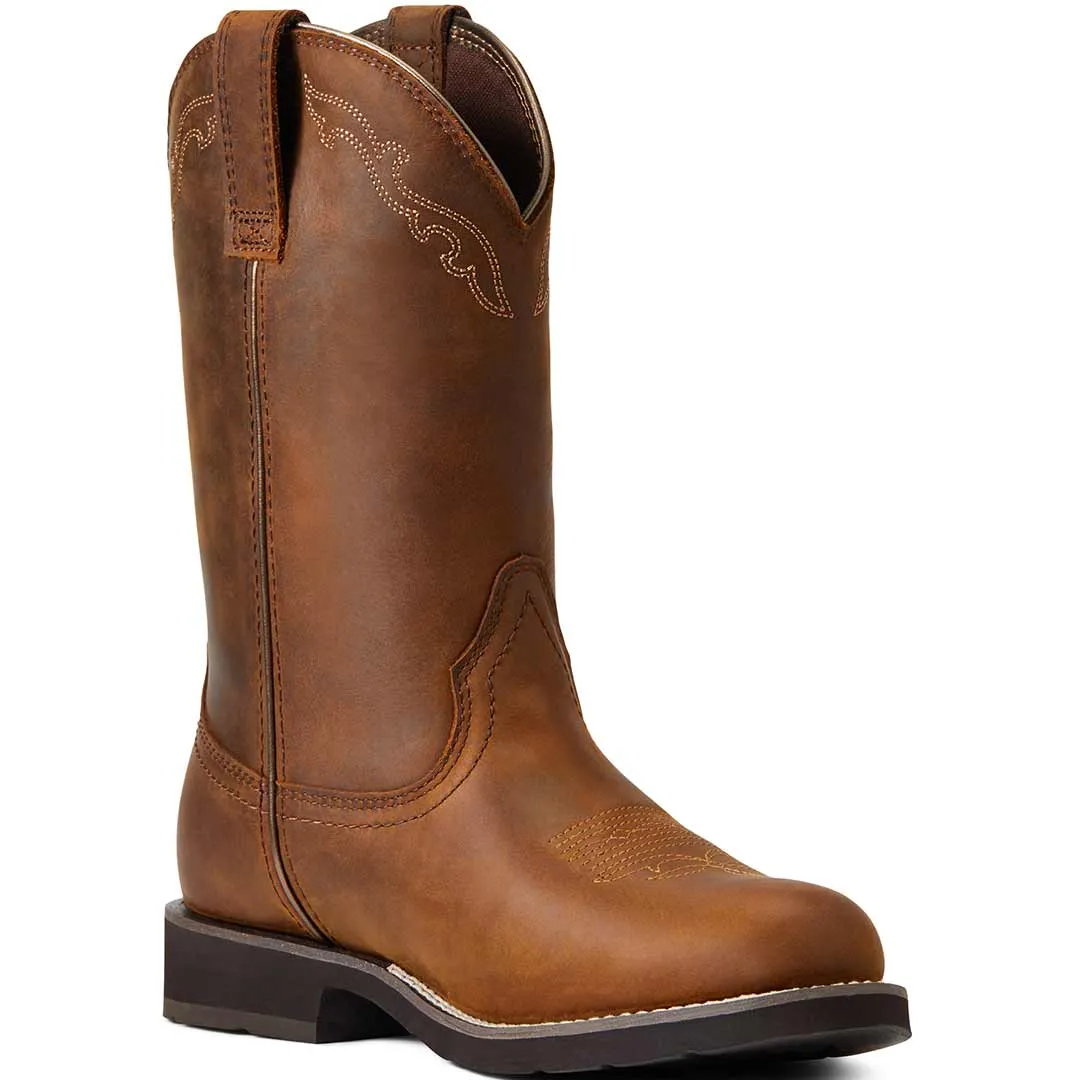 Ariat Women's Delilah Round Toe Waterproof Cowgirl Boots