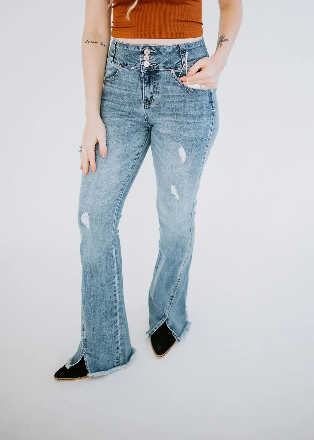 Ashley KanCan Flare Jean