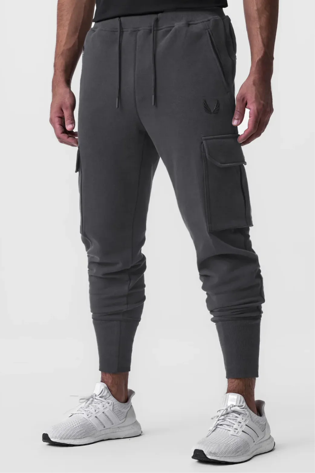 ASRV Tech-Terry™ Cargo High Rib Joggers - Black