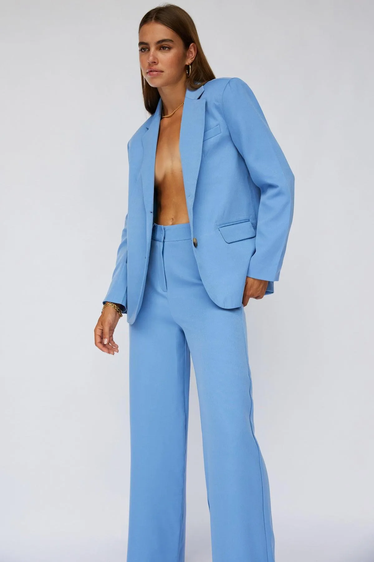 Axel Suit Pant - Blue