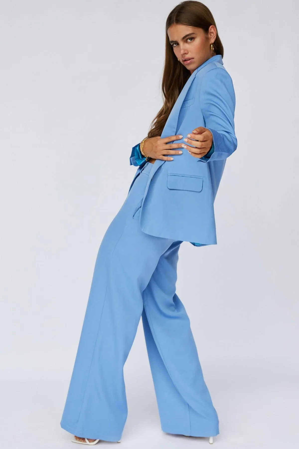 Axel Suit Pant - Blue