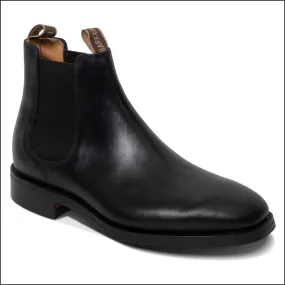 Barker Sutton - Black Waxy Chelsea Boot*