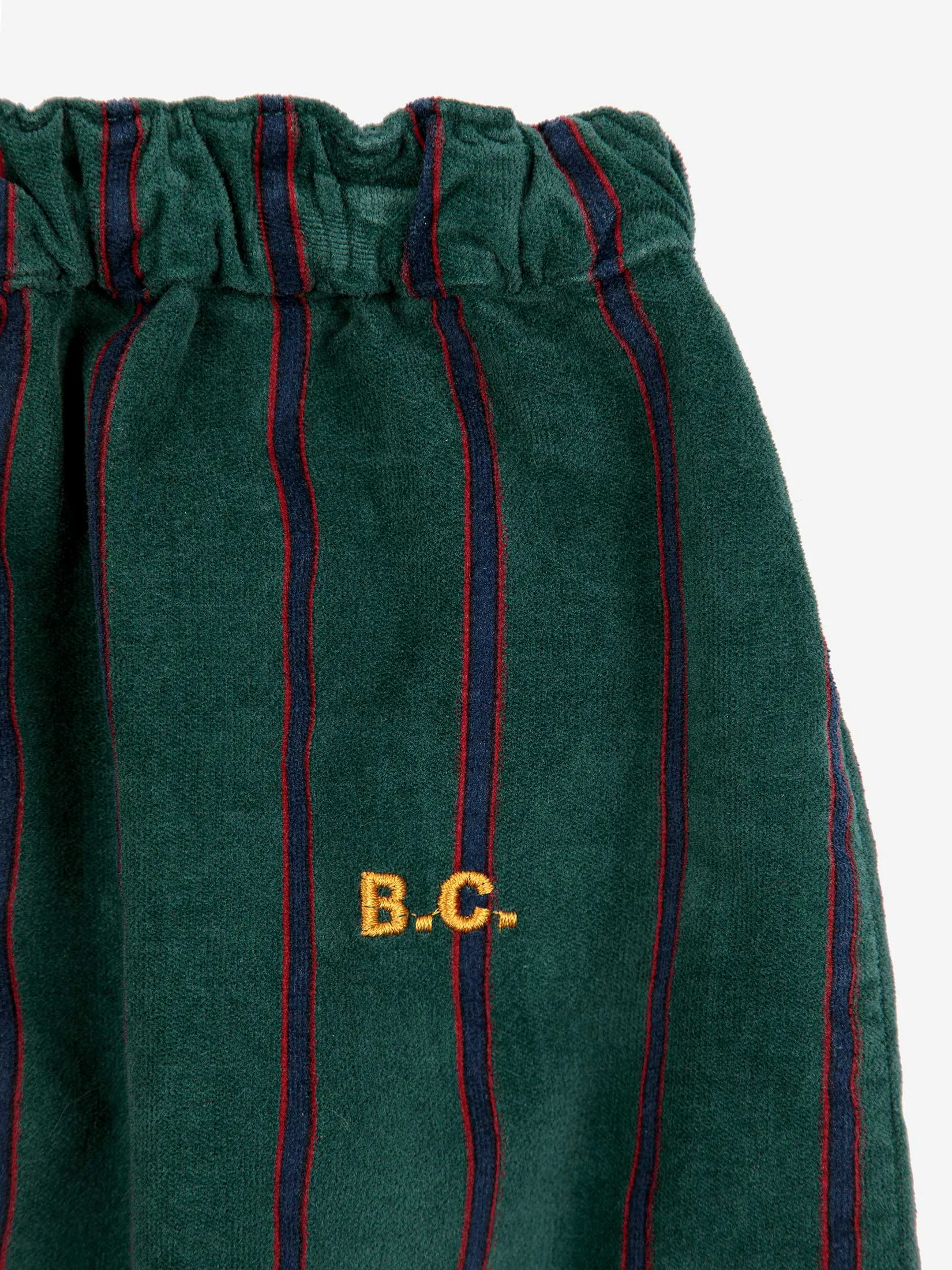 B.C Striped Velvet Baby Pants