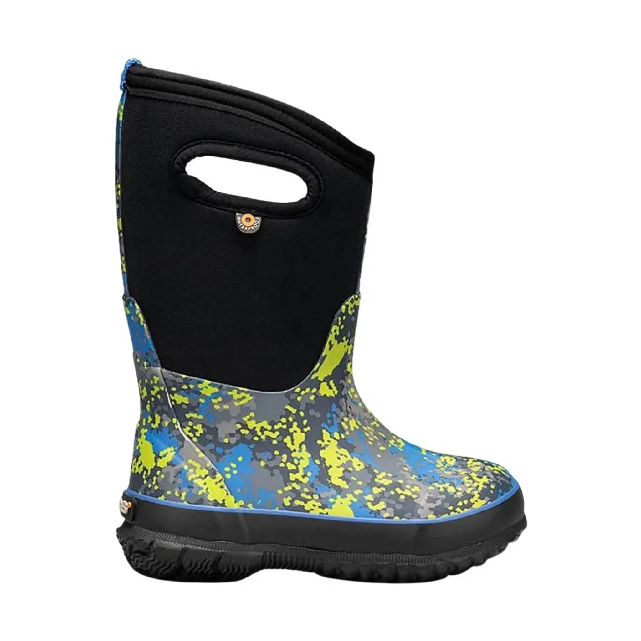 Bogs Kids' Classic Micro Camo Rain Boot - Blue