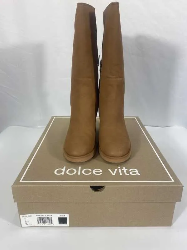 CADDIE PLUSH BOOTS PRALINE NUBUCK - re:vita