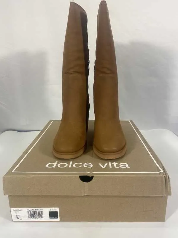 CADDIE PLUSH BOOTS PRALINE NUBUCK - re:vita