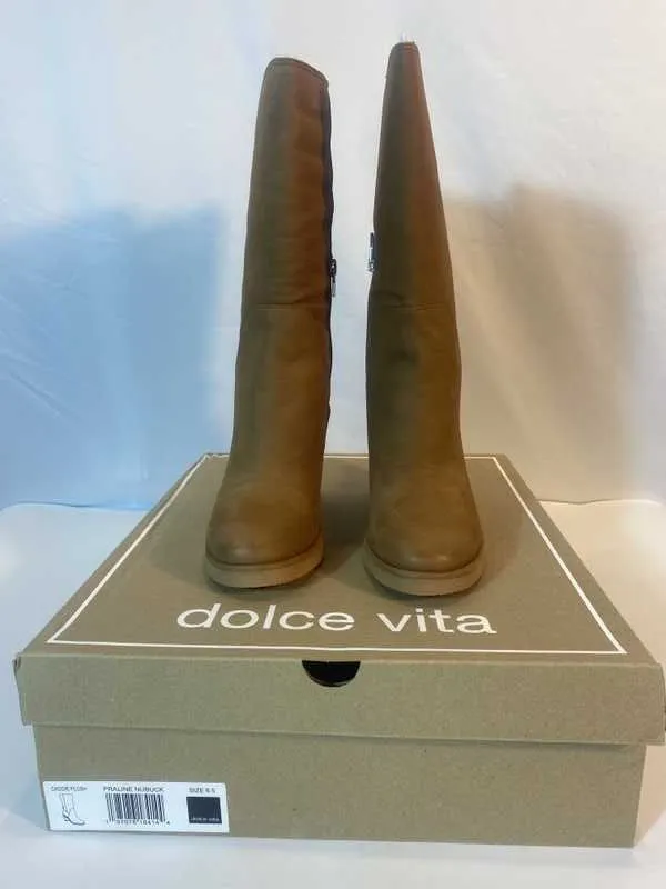 CADDIE PLUSH BOOTS PRALINE NUBUCK - re:vita