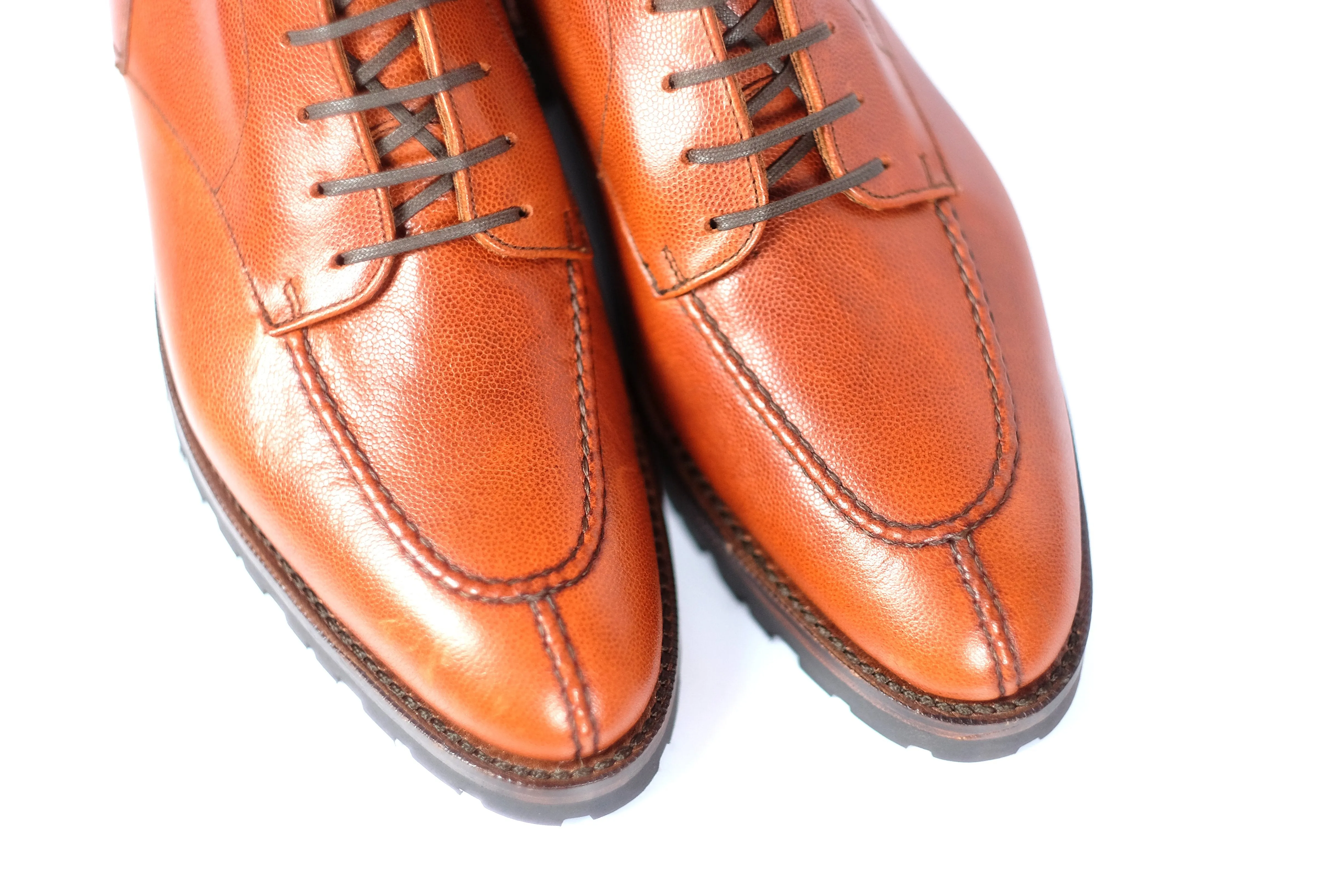 Colville - MTO - Cognac Pin Grain - TMG Last - Commando Sole