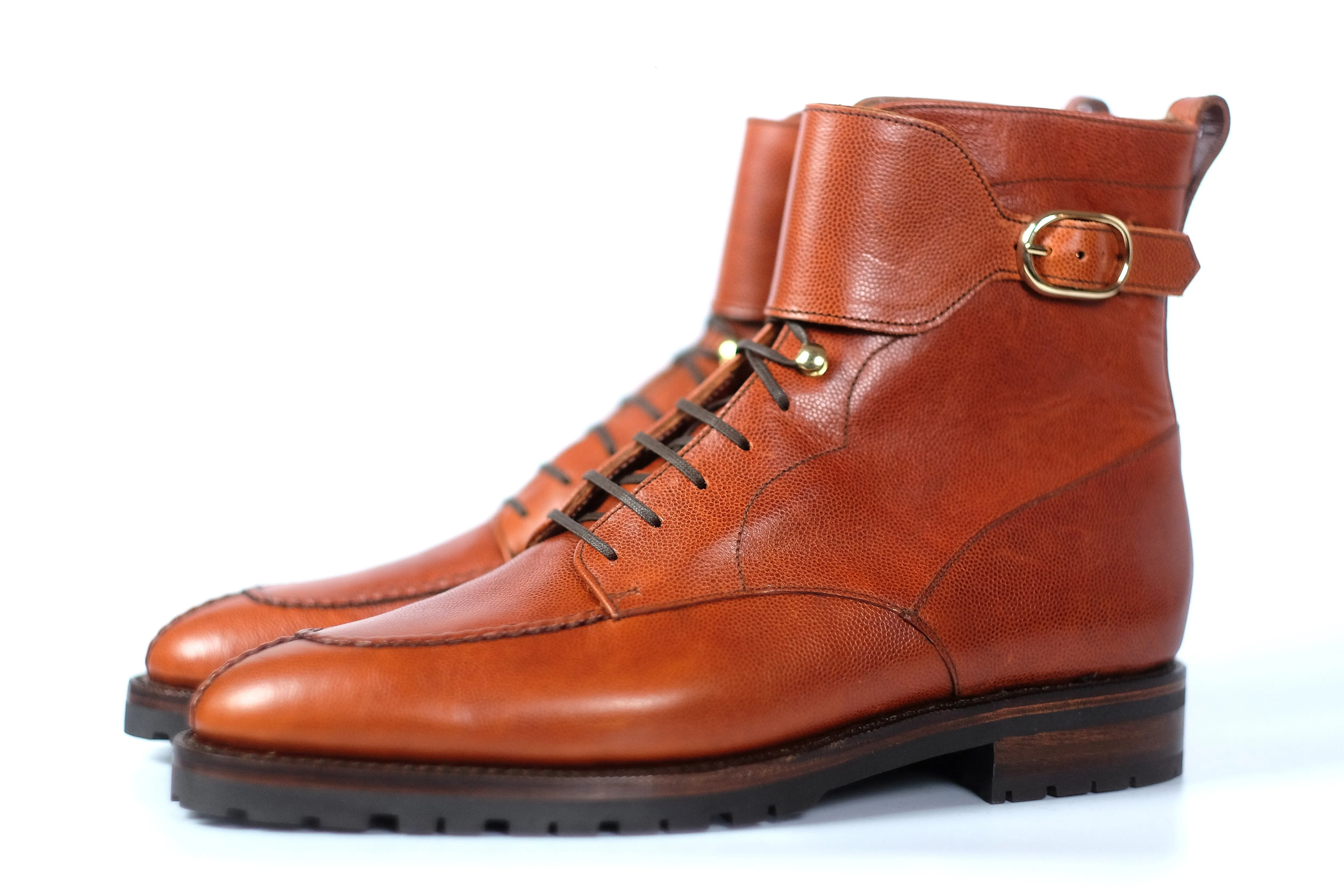 Colville - MTO - Cognac Pin Grain - TMG Last - Commando Sole