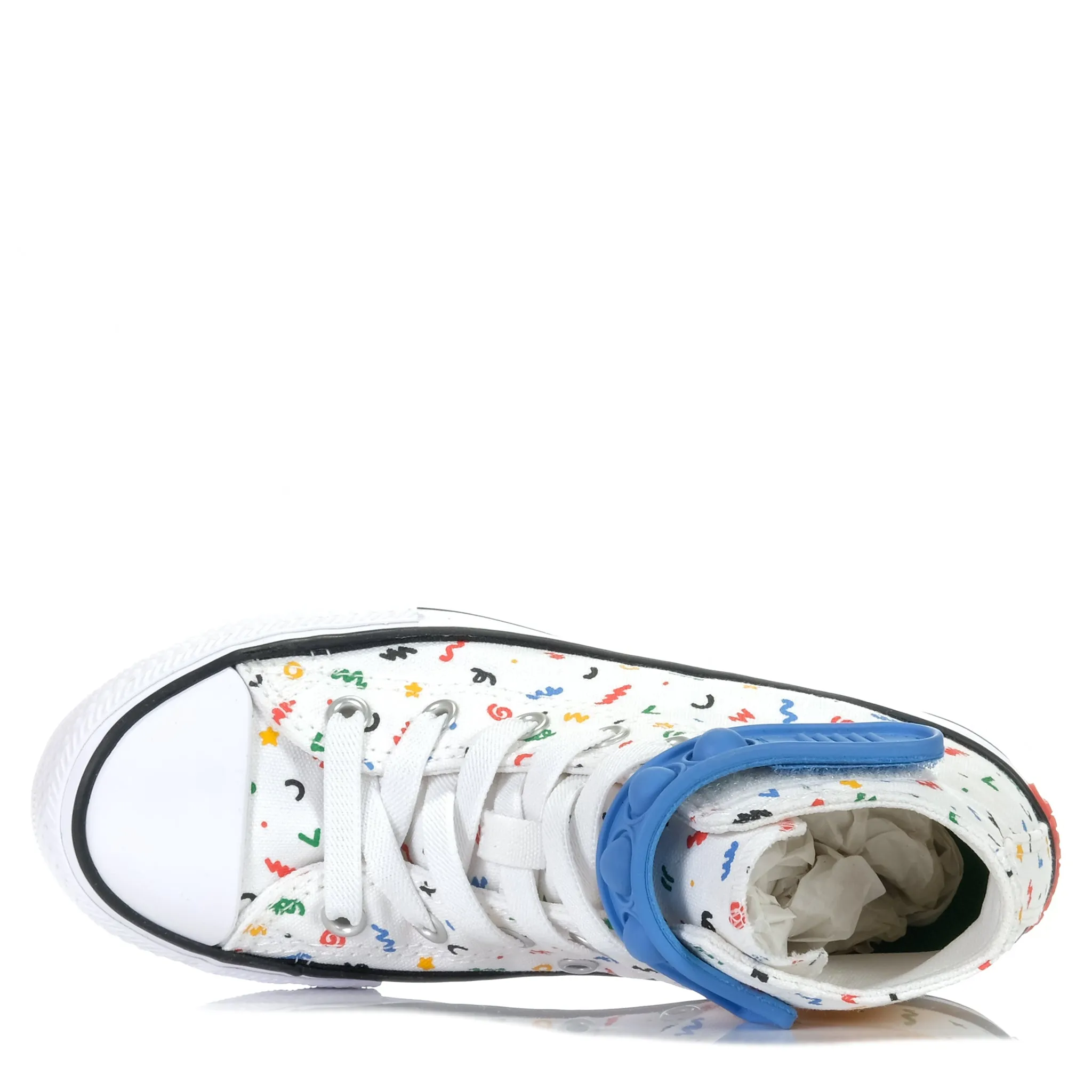 Converse Chuck Taylor Kids 1v Polka-Doodle Hi White