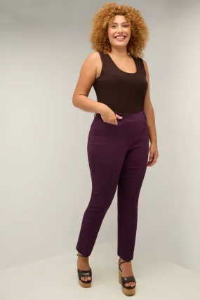 Curvy Pull-on Tummy Control Pants with Real Pockets