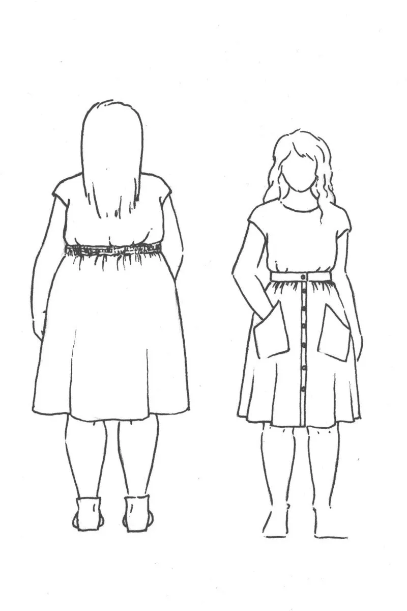 Estuary Skirt Sewing Pattern by Sew Liberated