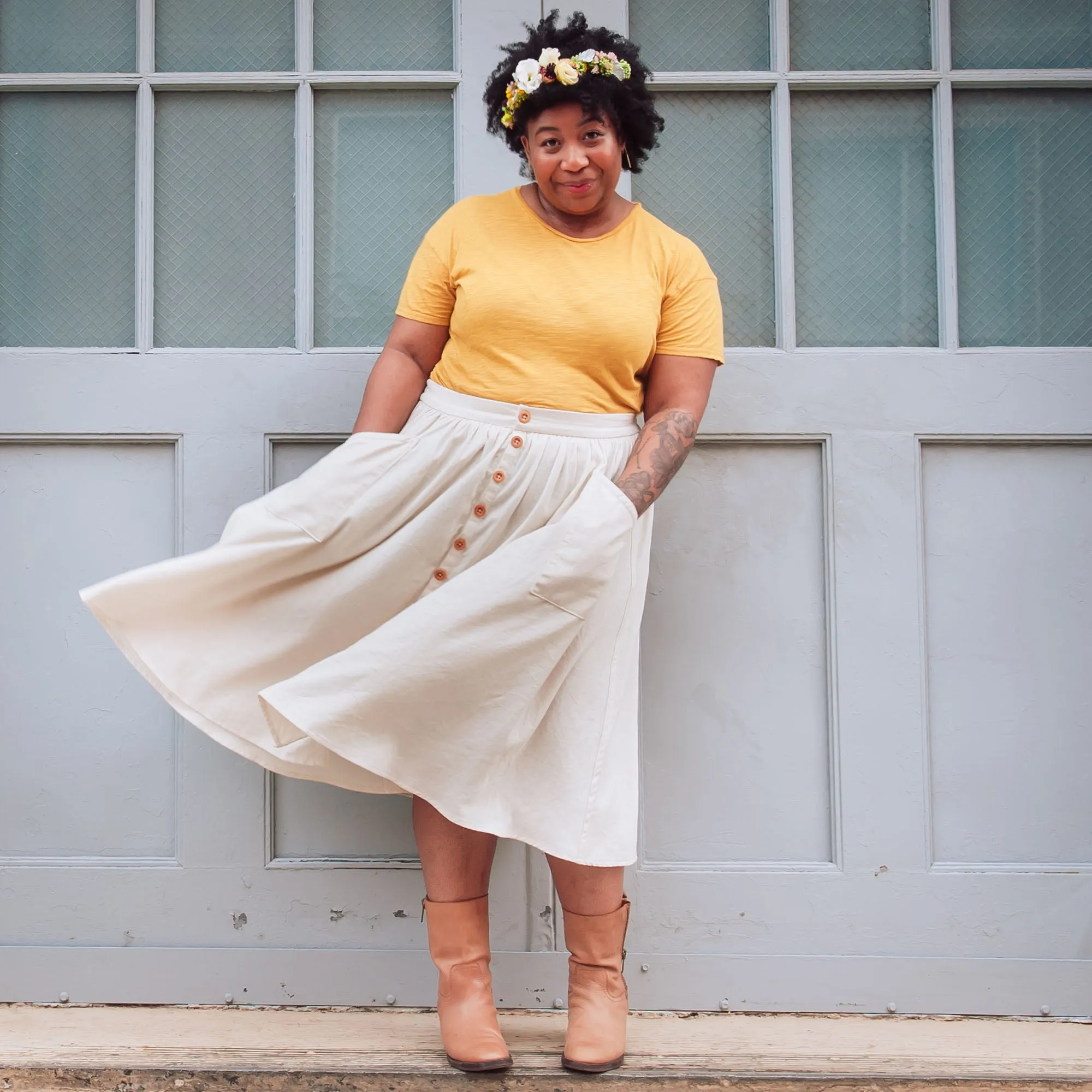 Estuary Skirt Sewing Pattern by Sew Liberated