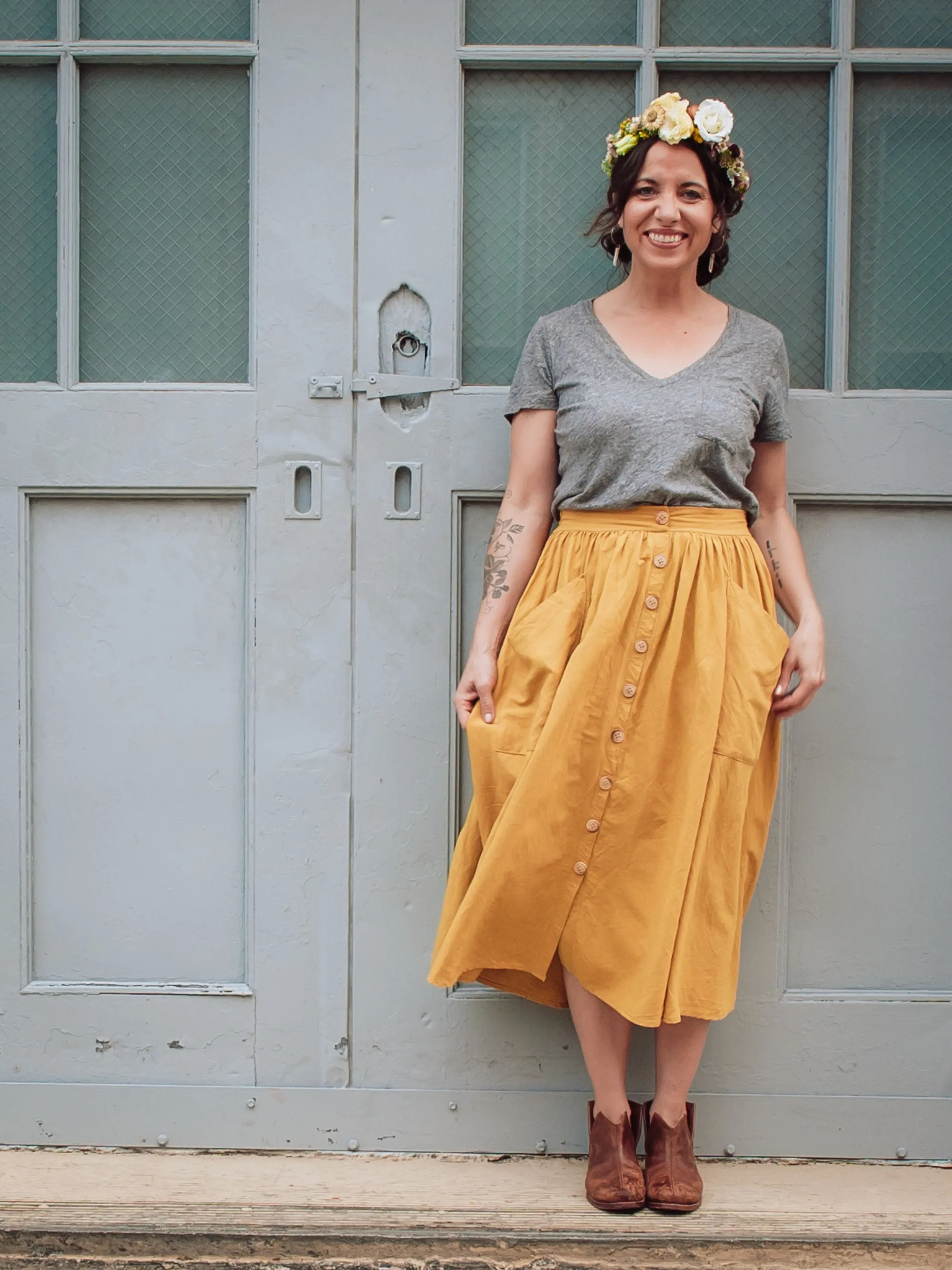 Estuary Skirt Sewing Pattern by Sew Liberated