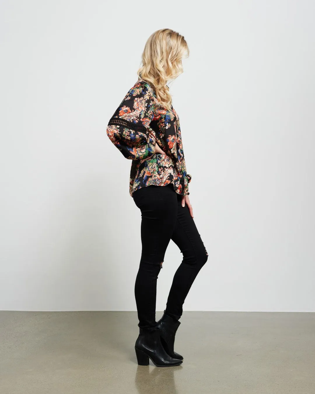 Et Alia Margot Blouse - Marjorca Print