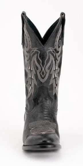 Ferrini Men Remington Handcrafted Black Cowboy Boots