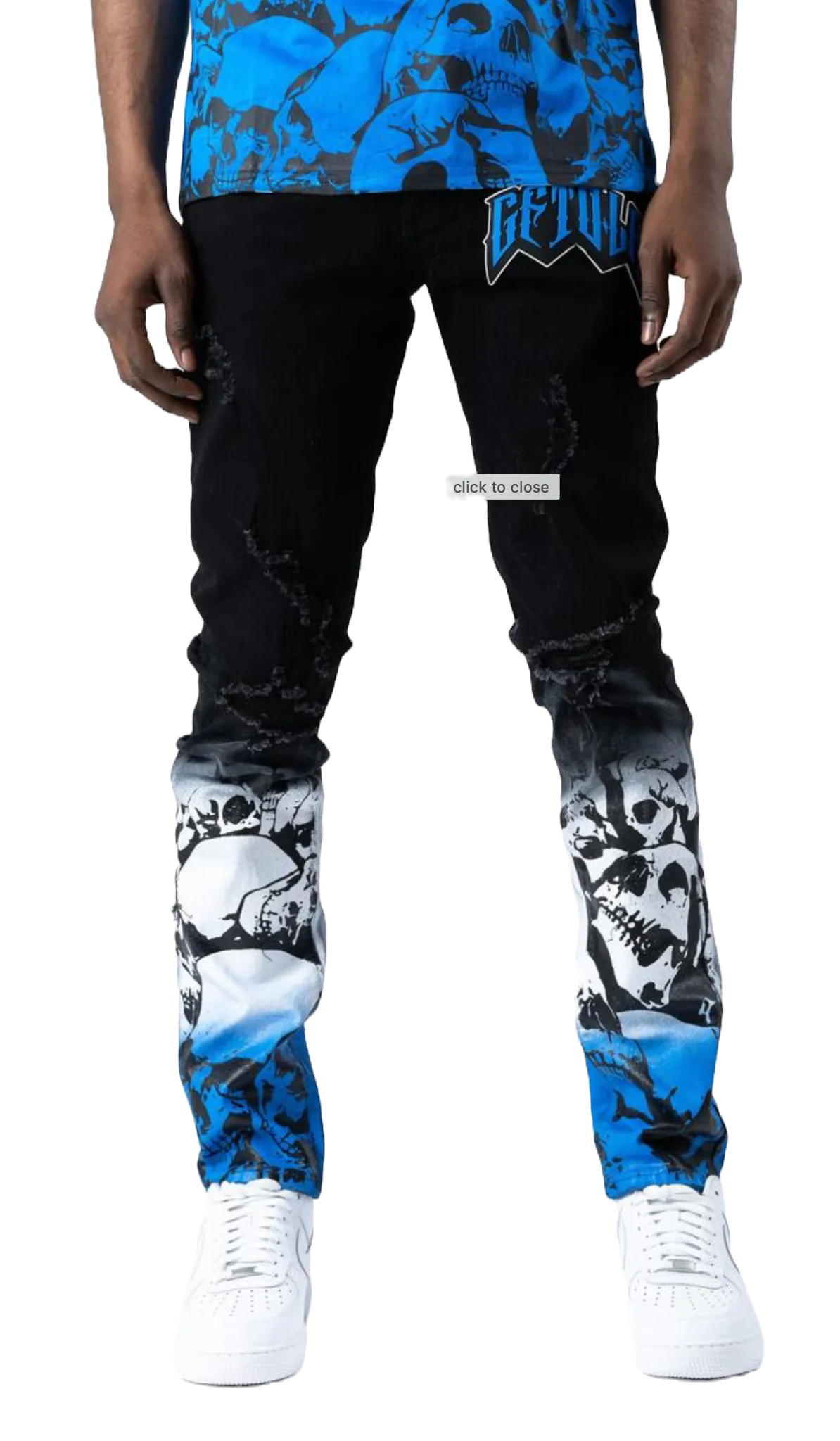 GFTD Skull Jeans