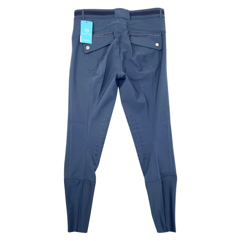 Halter Ego 'Megan' Breeches in Foggy Blue - Women's 34