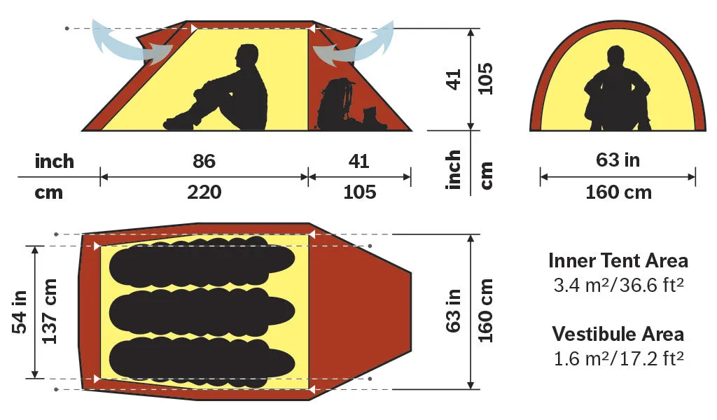 Hilleberg Nammatj 3 Hiking Tent