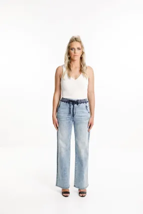 Home-Lee Jennifer Jeans  - Snow Wash