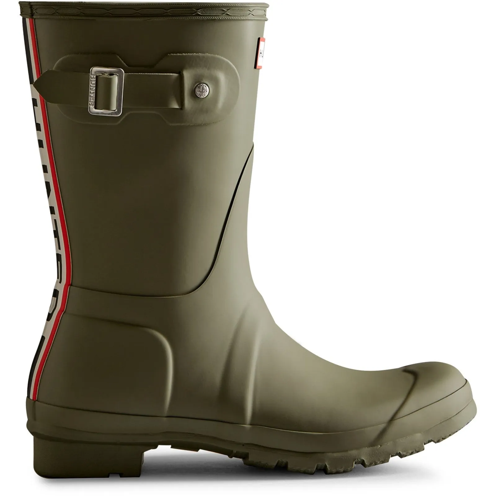 Hunter Original Short Tri Colour Womens Waterproof Wellington Boot