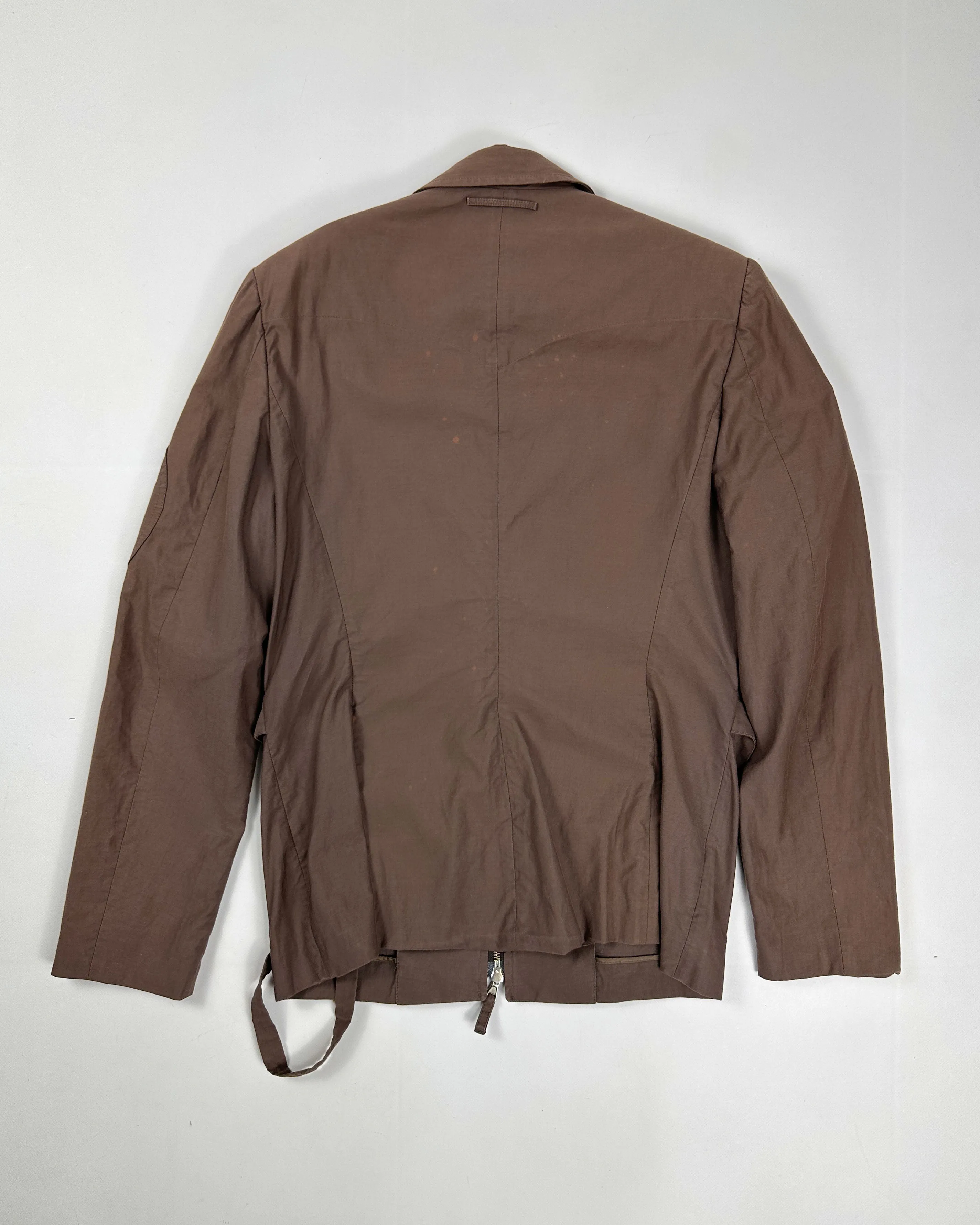 Jean Paul Gaultier Brown Utility Blazer 1990's