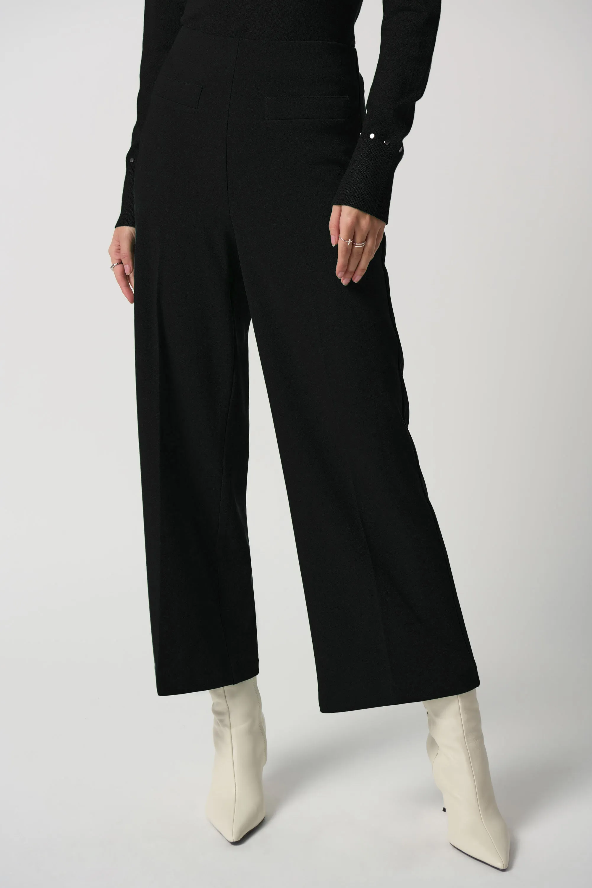 Joseph Ribkoff High Rise Wide Leg Pant - 233098