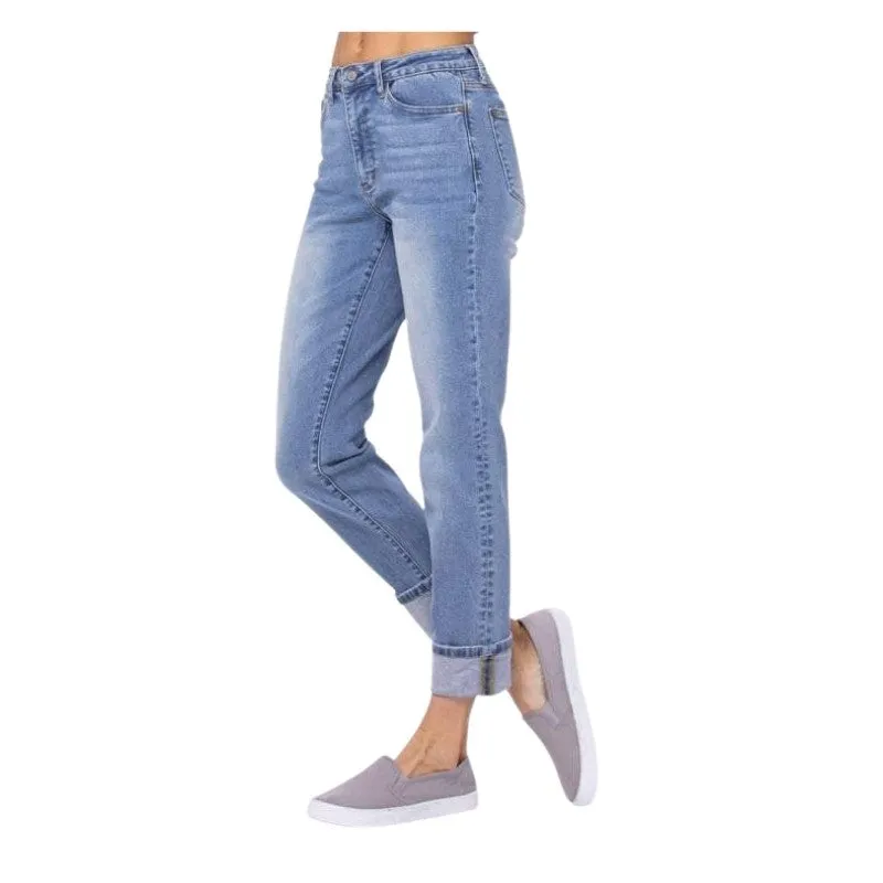 Judy Blue Vintage Wash Boyfriend Jeans