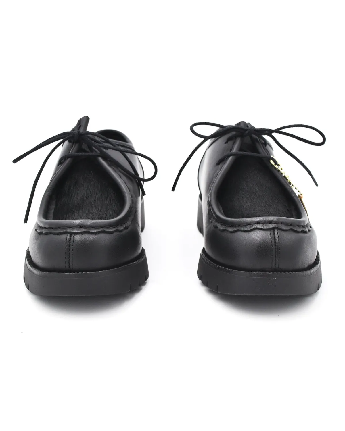 Kleman Black Pony Hair Padrini Tyrolean Shoe