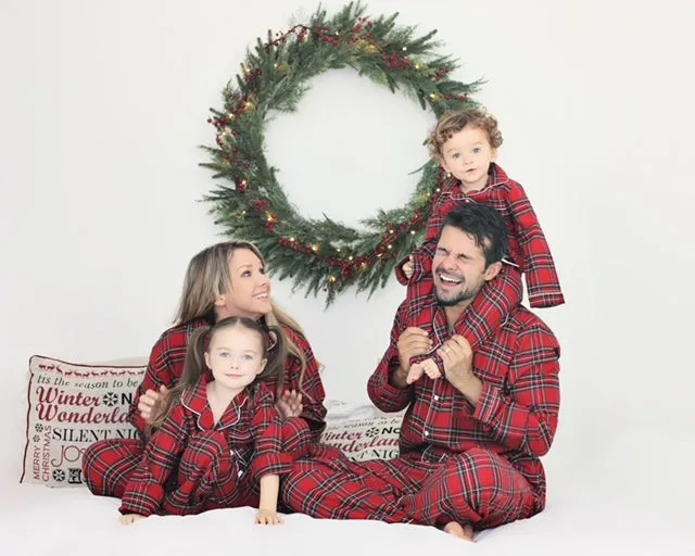 Ladies Matching Tartan Pyjamas