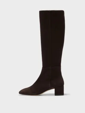 Laura Suede Knee-High Boots