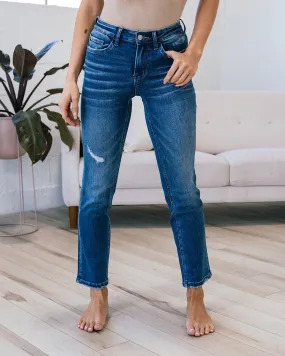 Lovervet Hattie Straight Crop Jeans