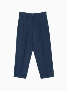 Manager Pleated Pants Navy