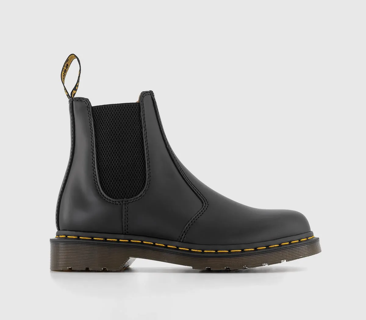 Odd Sizes - Womens Dr. Martens 2976 Chelsea Boot Black Leather - UK Sizes Right 4/Left 3