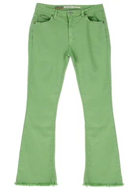 Please Shortcut Jeans - Seaweed Green