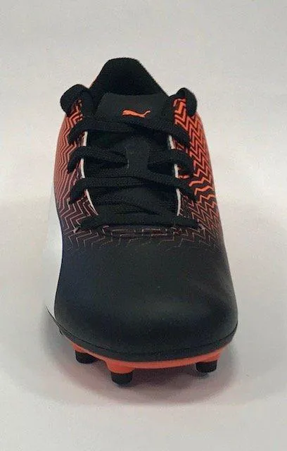 Puma boys' football boot Rapido II FG Jr 106063 03 orange-black-white