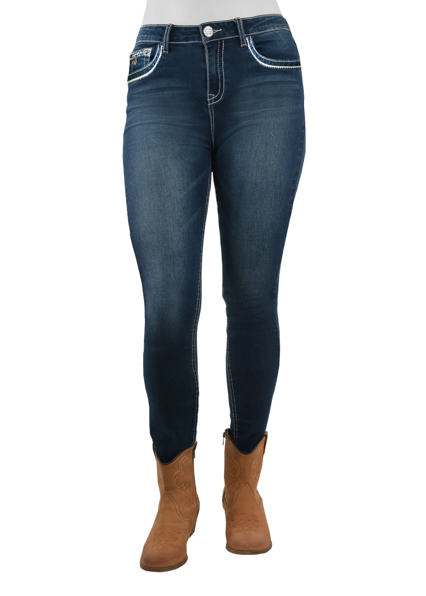 Pure Western Womens Frida Hi-Waisted Super Skinny Jean