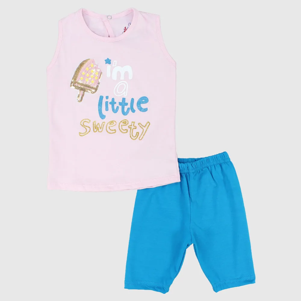 "Little Sweety" Sleeveless Pajama