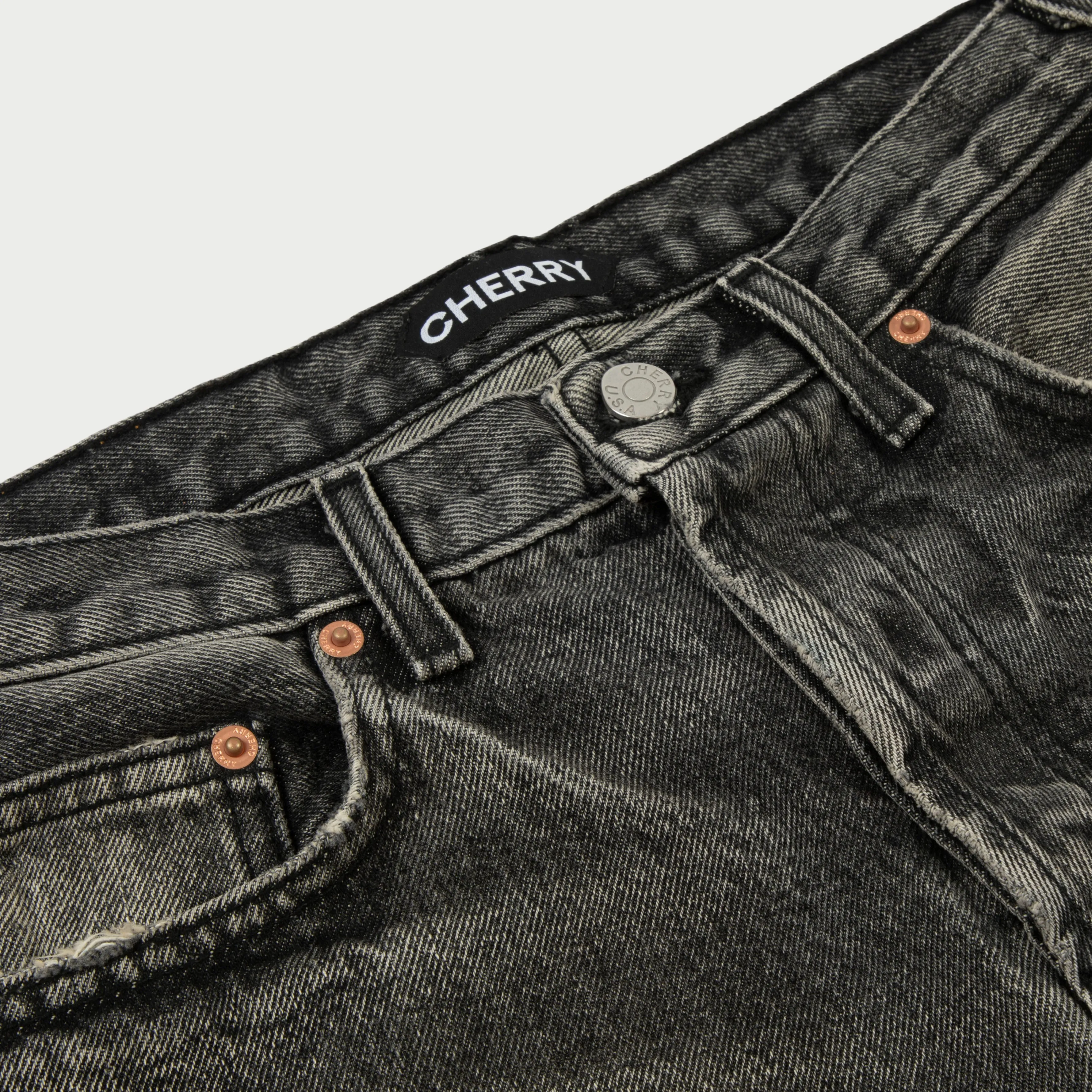 Relaxed 5 Pocket Denim (Grey)