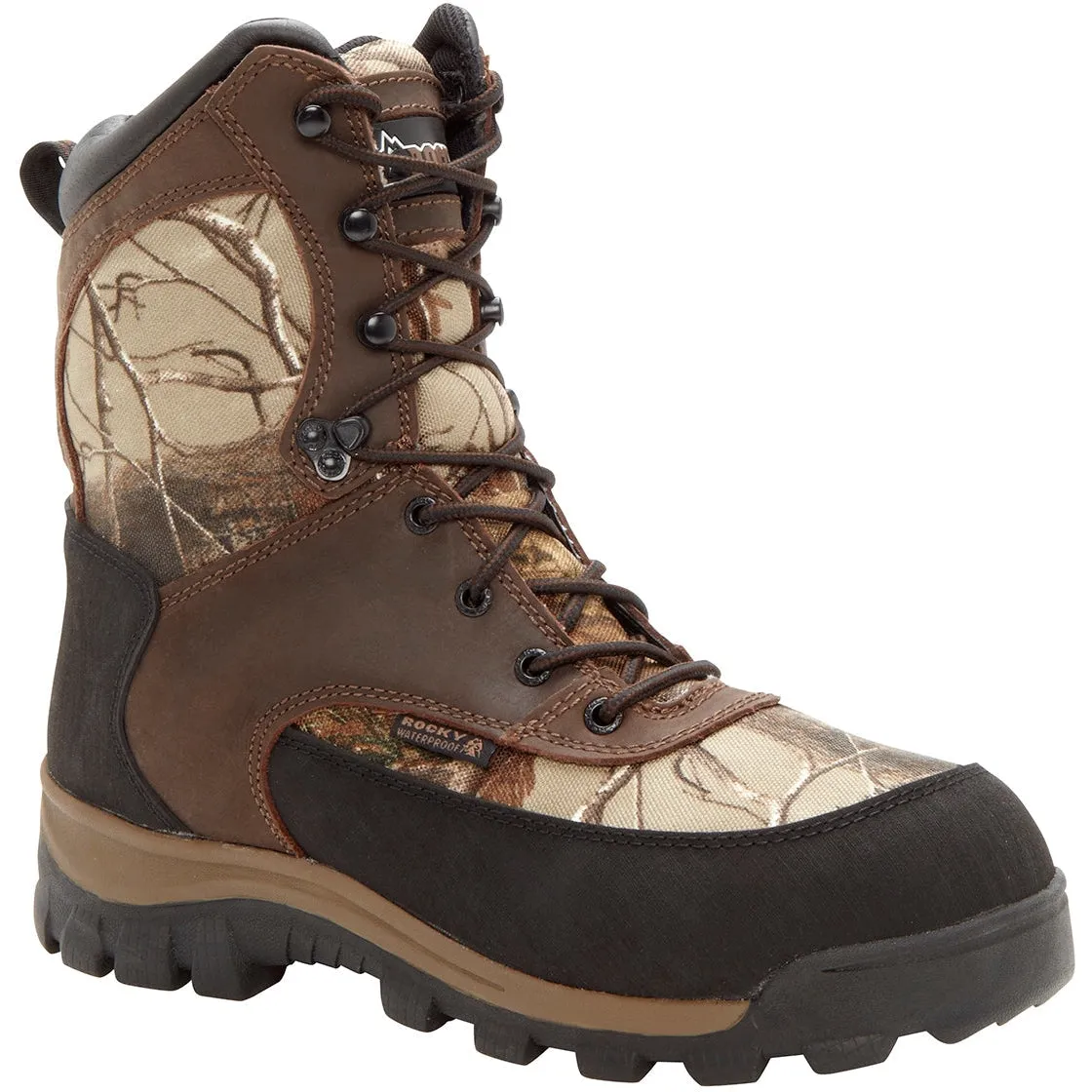 Rocky Men's Core 8" WP 400G Ins Outdoor Hunt Boot - Brown - FQ0004754