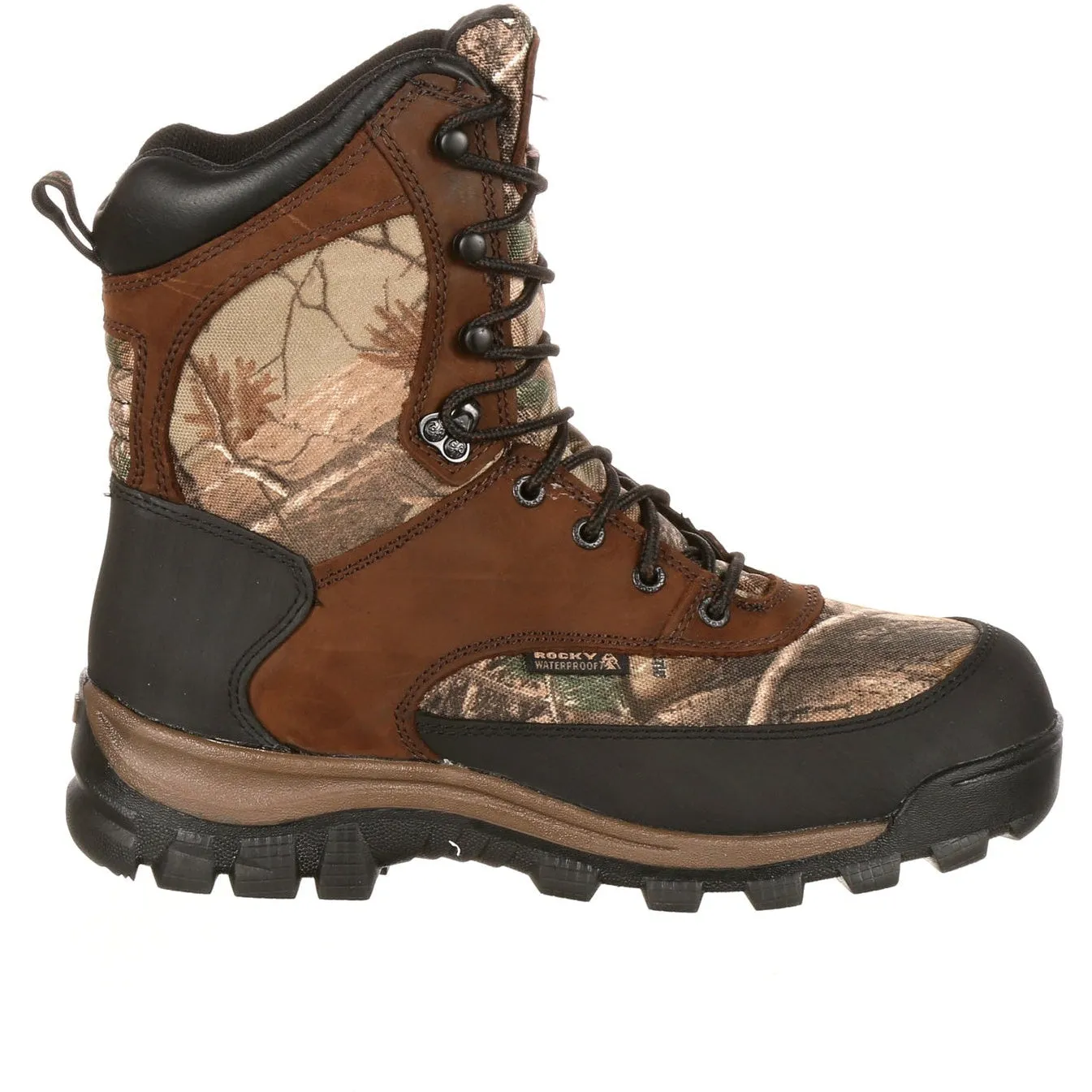 Rocky Men's Core 8" WP 400G Ins Outdoor Hunt Boot - Brown - FQ0004754