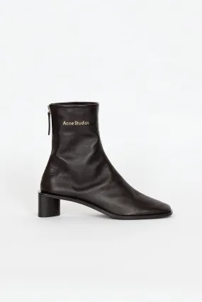 Square Toe Boot Black