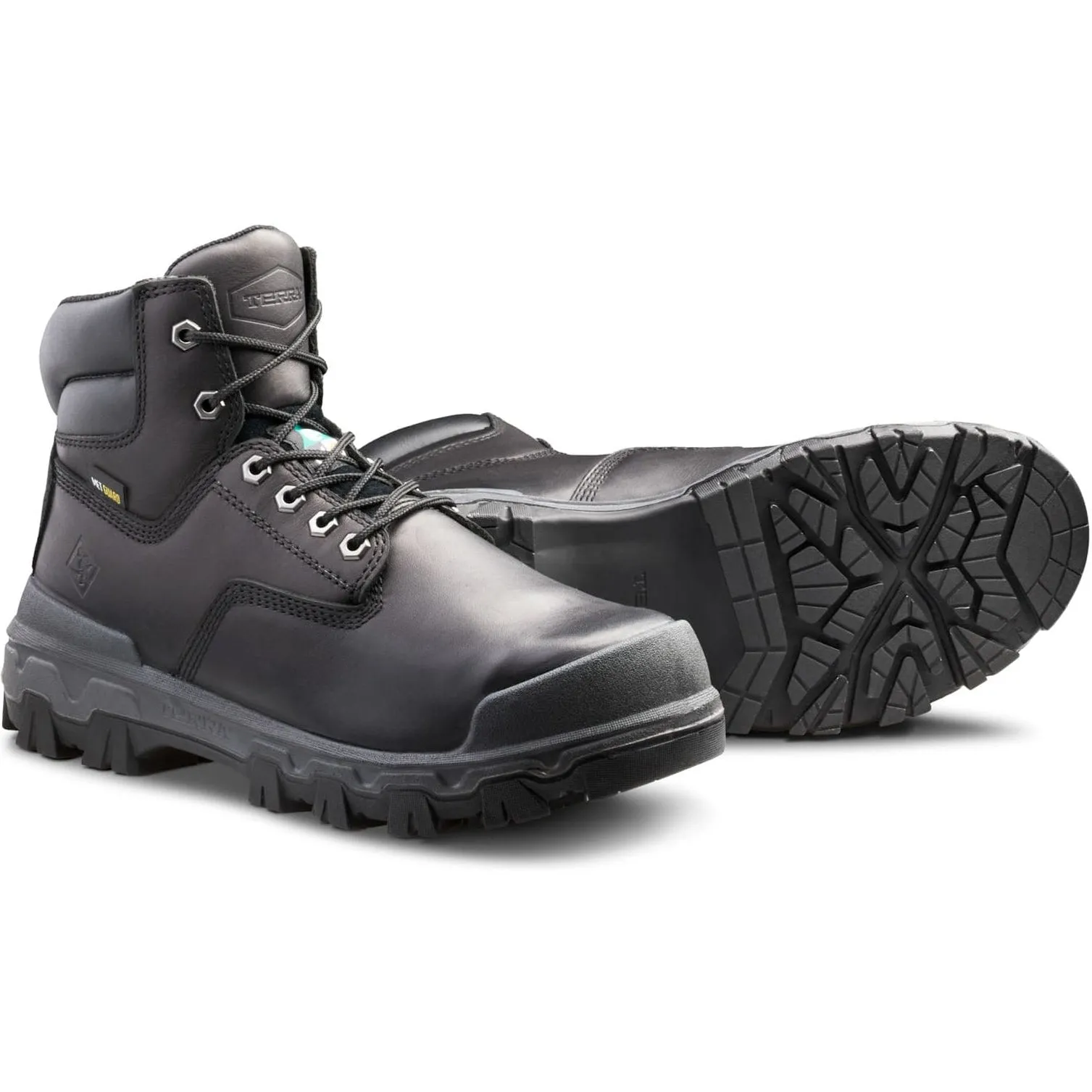 Terra Men's Sentry 2020 6 Comp Toe WP Safety Work Boot -Black- 4NRWBK