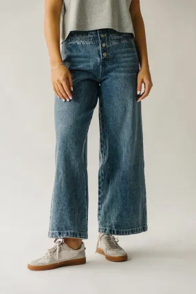 The Davian High Waisted Jean in Washed Denim